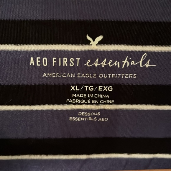 American Eagle essentials striped tank - Picture 3 of 3